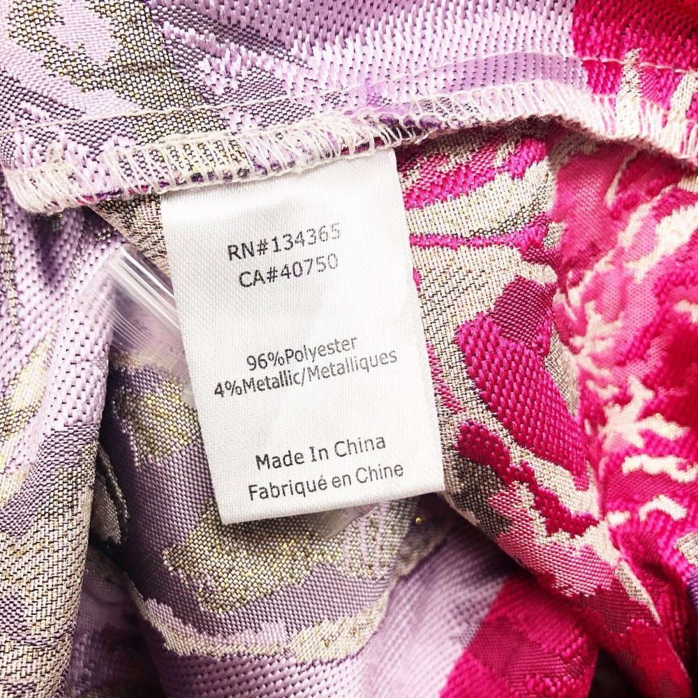 NEW Heidi Daus Pink & Purple Shimmer Jacket Blazer - Picture 8 of 9